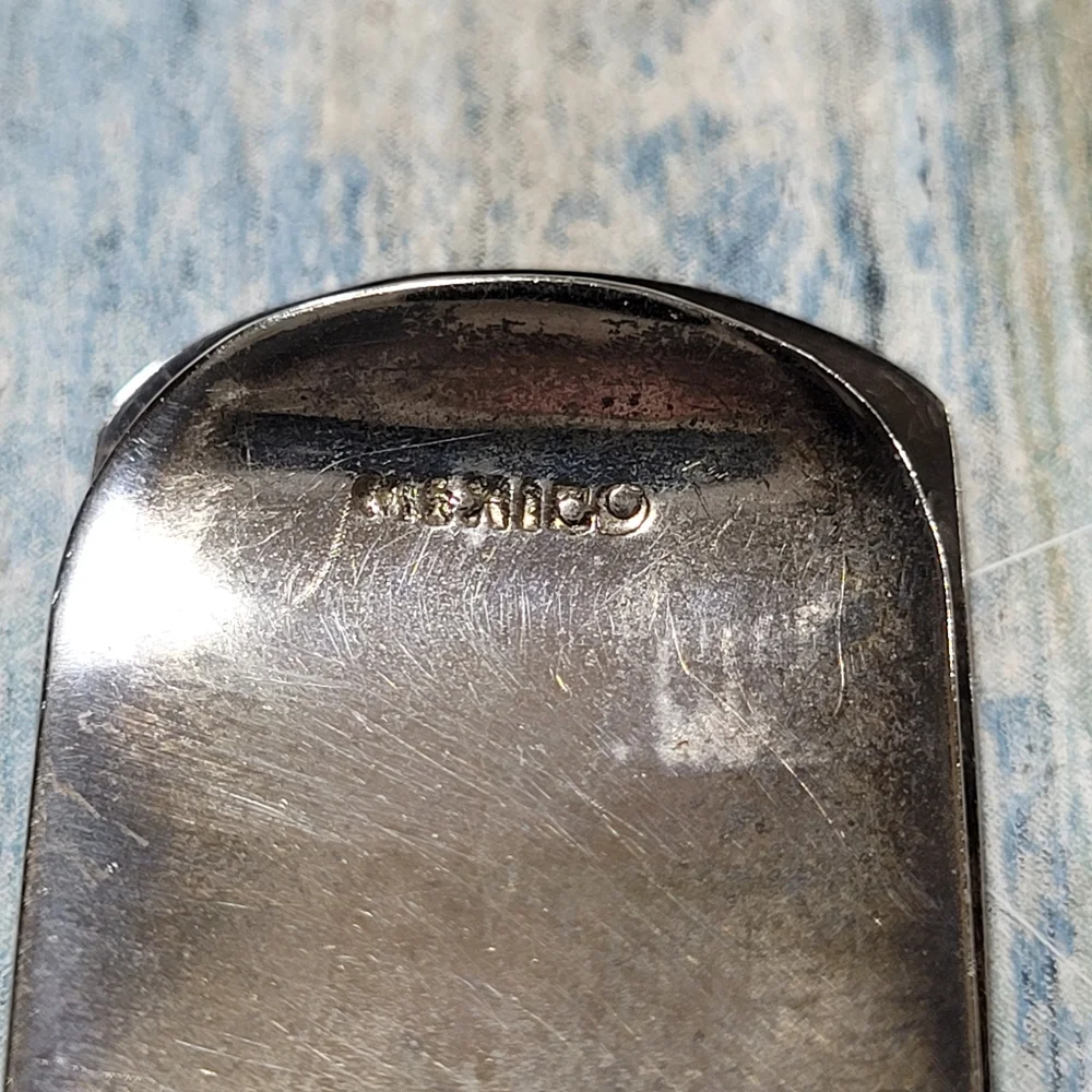 Fish mosaic Money Clip.